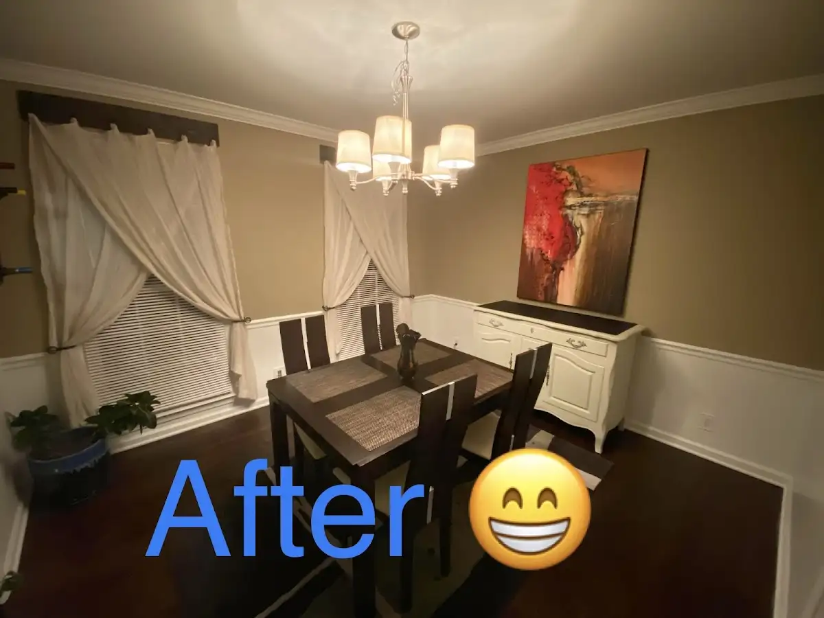 Professional dining room restoration after water damage in Pearsall
